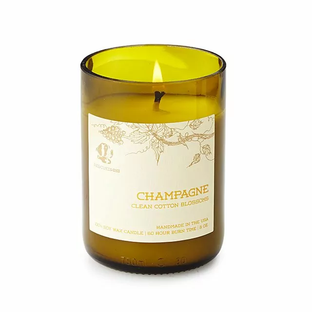 Image of champagne-scented candle