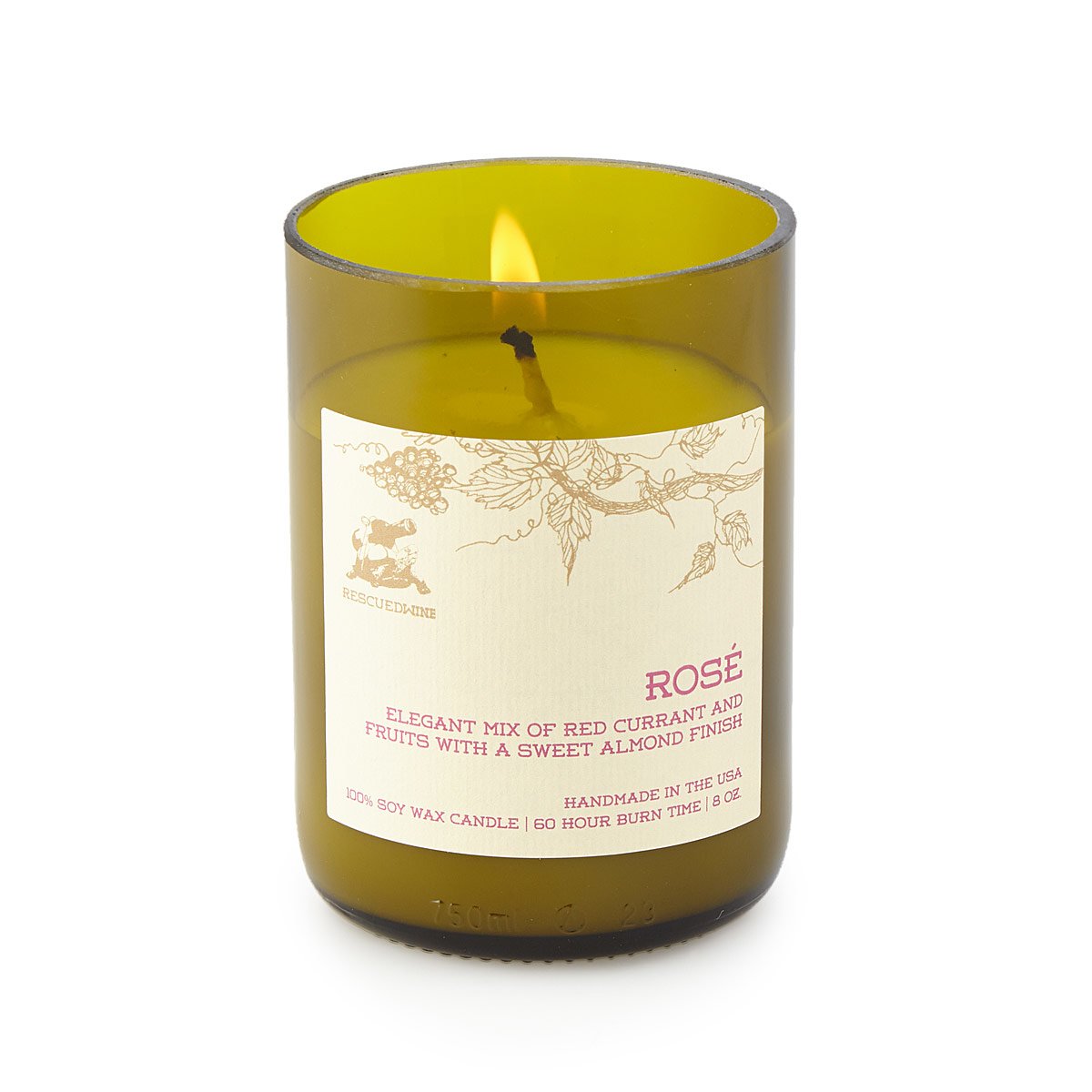 Uncorked Wine Candles - Rose