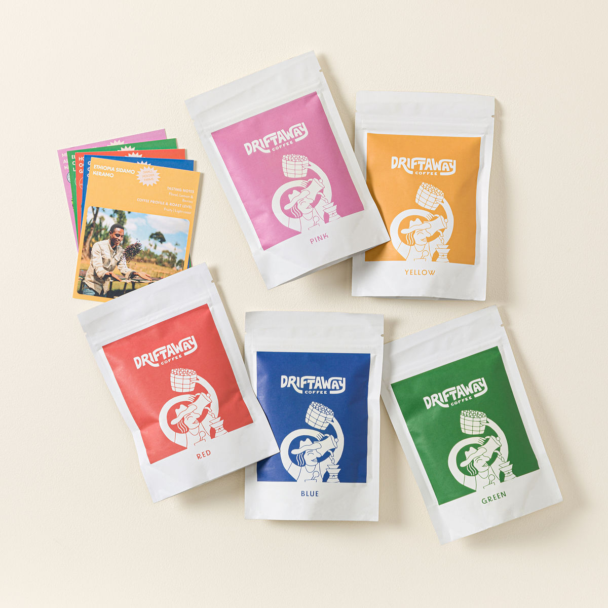 World Explorer's Coffee Sampler - Ground Coffee Beans - 5 Pack
