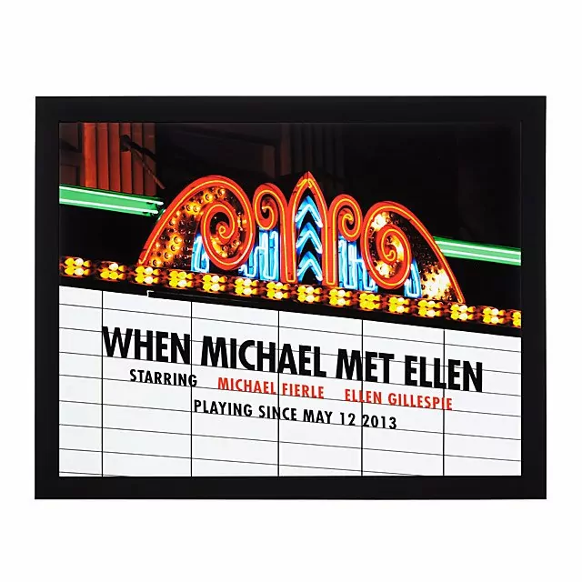 Uncommon Goods | Personalized Movie Marquee Photo Print | Unique