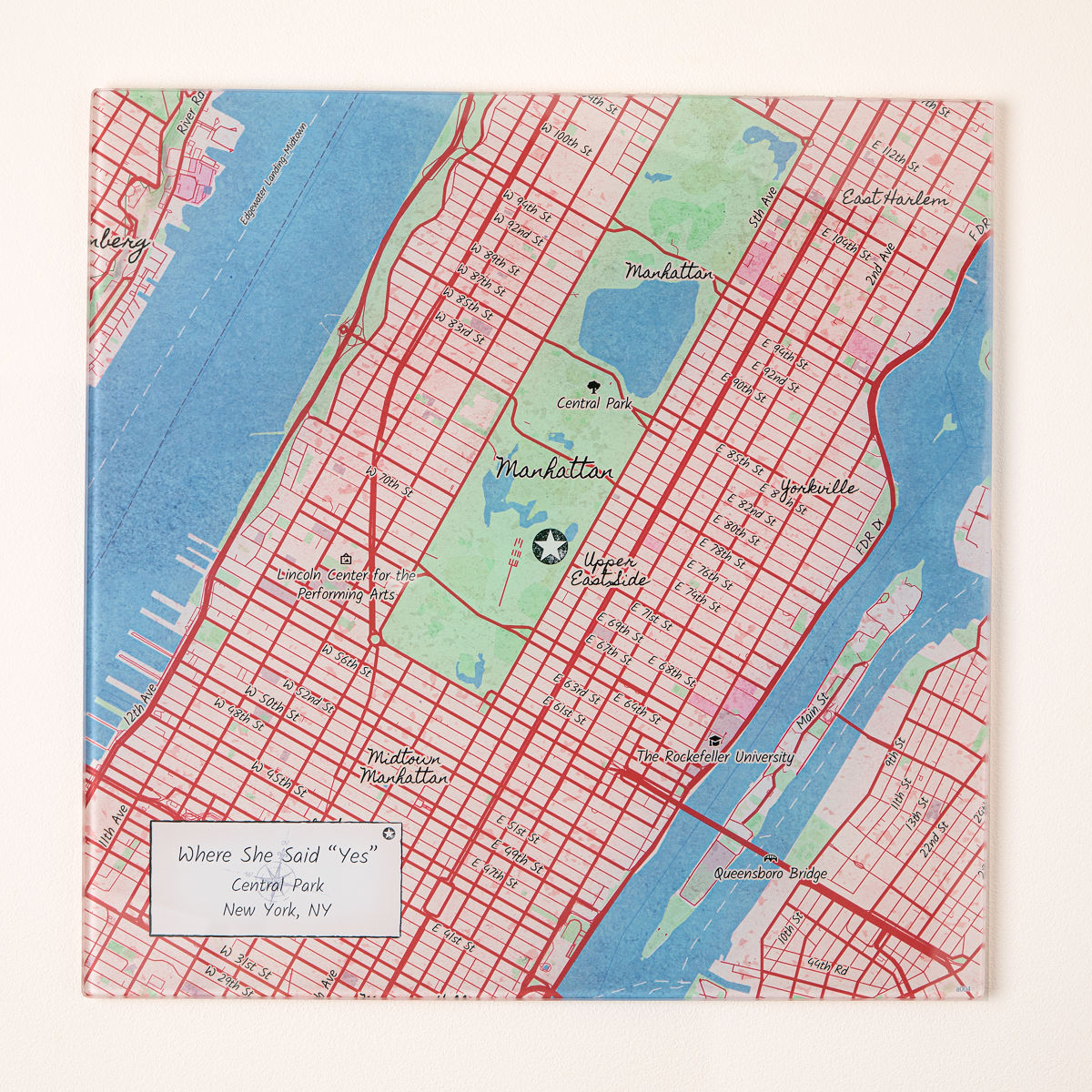 Custom Map Cut & Prep Board - Cutting Board