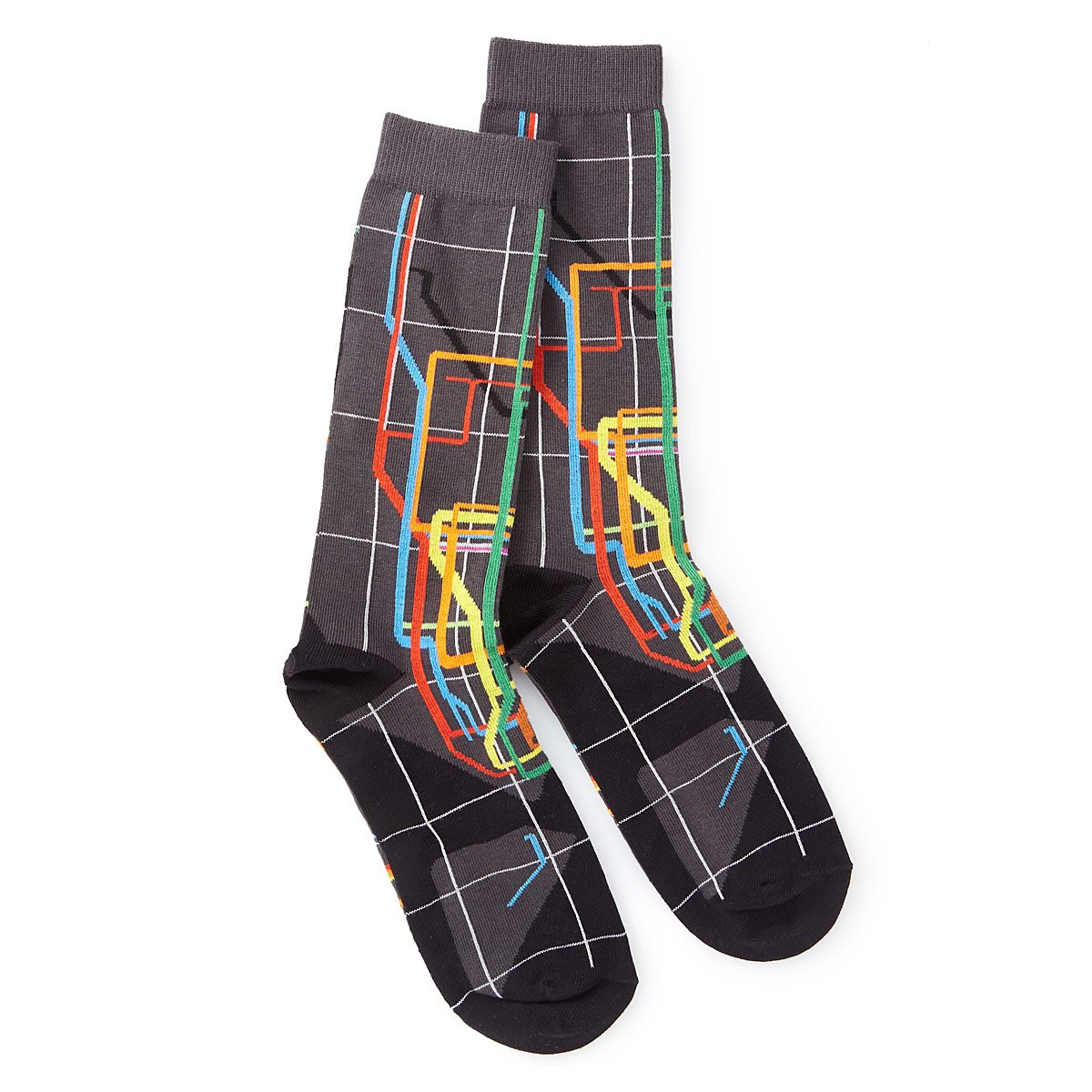 Vignelli Diagram Socks Fun Socks, NYC Gifts Goods