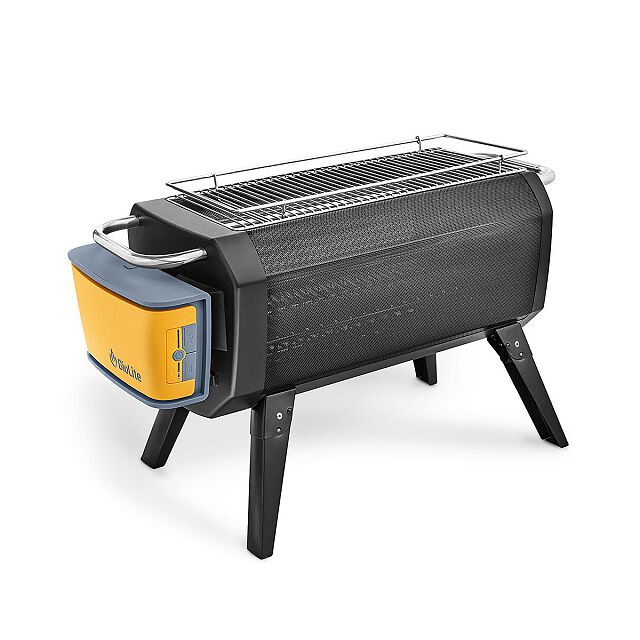 Smokeless Portable Fire Pit and Grill Unique BBQ Gifts; Grilling