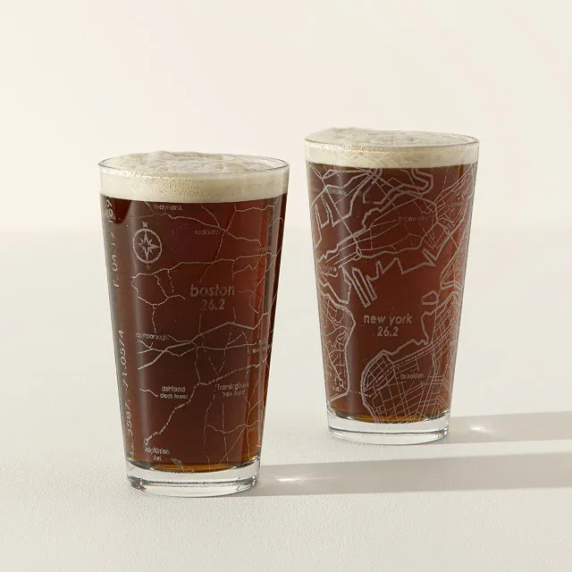 NEIGHBORHOOD PINT GLASS 2個 Full-Color Pint Glass - 2 Towns Ciderhouse