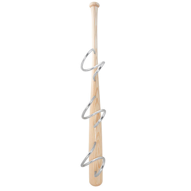 Baseball Bat Wine Rack Unique Sports Gifts; Sporty Dining Room Decor Goods