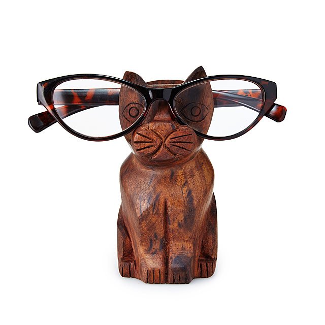 thumbnail image 2 of Cute Phone Stand Cute Cat Glasses Holder Stand - Desk Organizer For Eyewear & Small Items Glasses Storage Holder 2 of 13