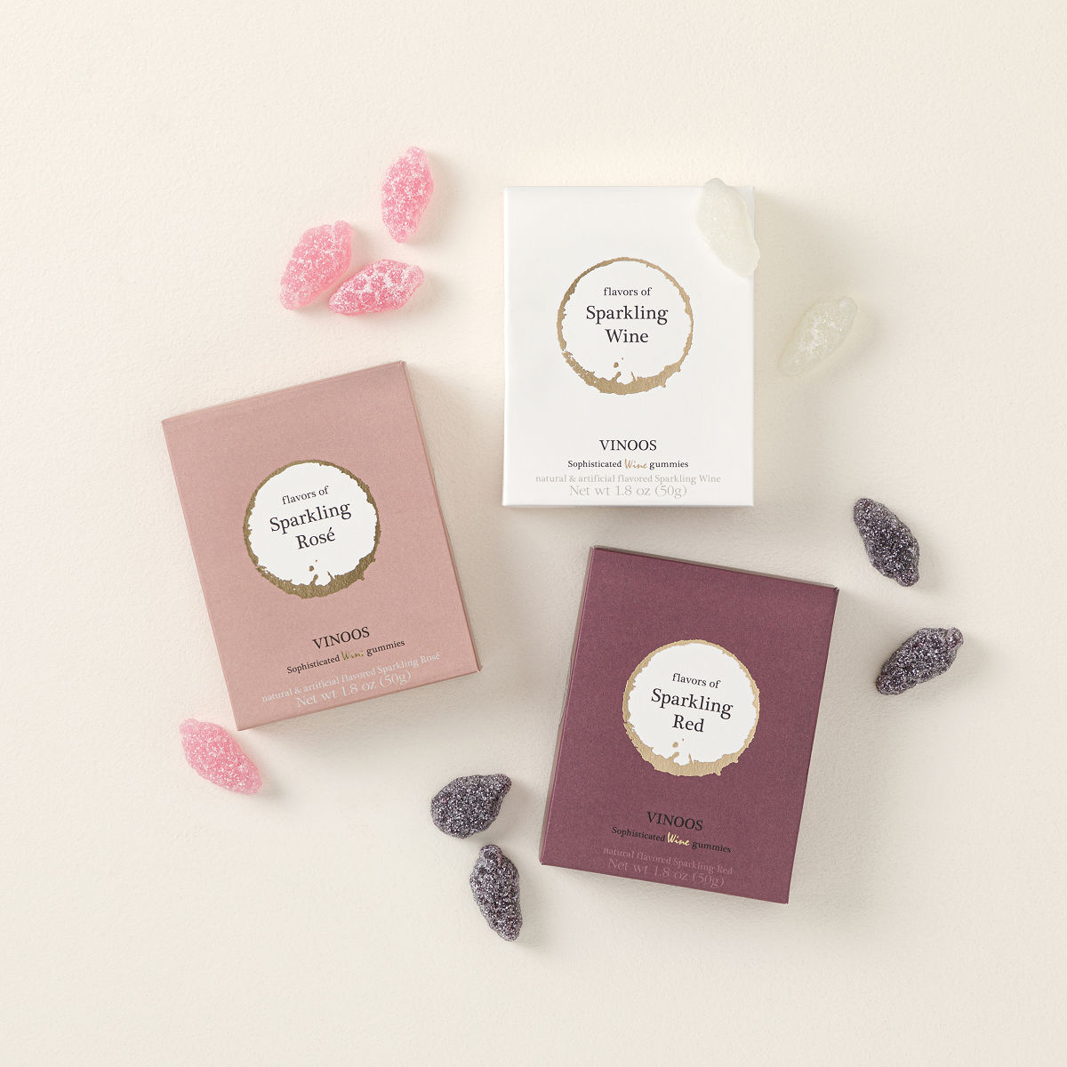 Wine Gummies Trio - Sparkling Trio