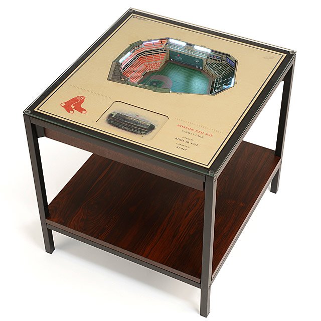 Baseball Stadium Lights End Table