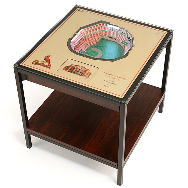 Baseball Stadium Lights End Table