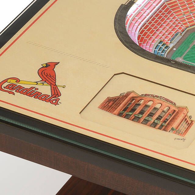 Baseball Stadium Lights End Table