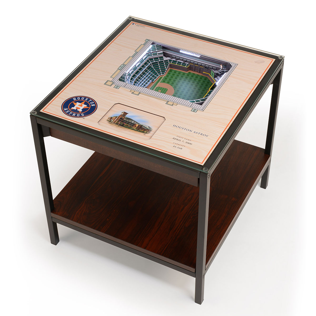 MLB Stadium Lights End Table - Houston Astros