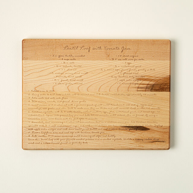 Personalized Family Recipe Board cooking gifts, sentimental gifts