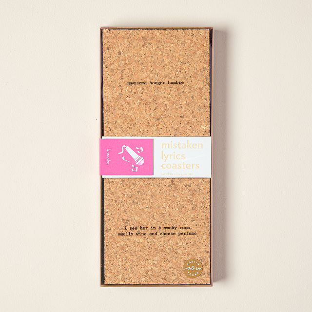 Mistaken Lyrics Coasters funny housewarming gifts Goods