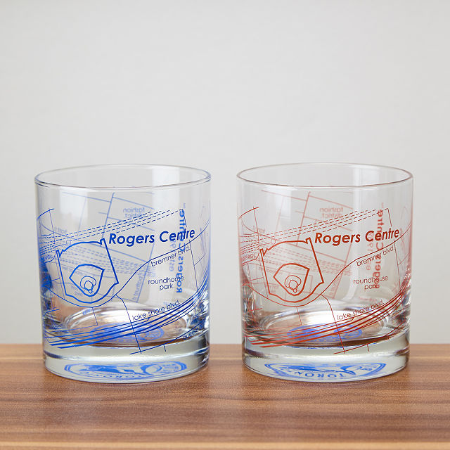 Uncommon Goods MLB Ballpark Map Glasses