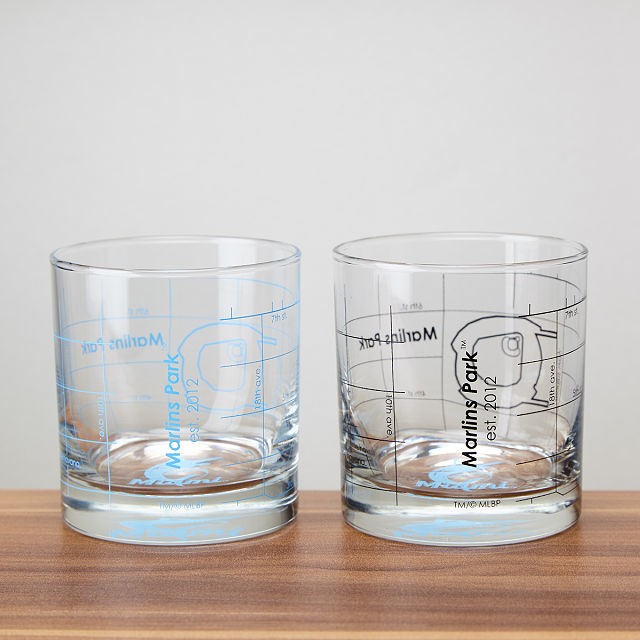 Mlb ballpark map glasses set of 2 mlb whiskey tumblers uncommon