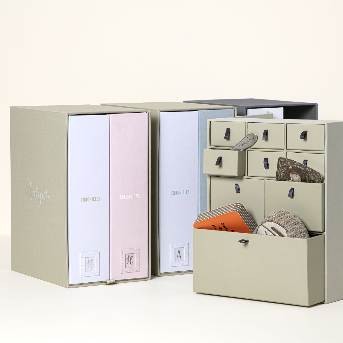 Personalized Baby Keepsake Library Memories Storage Goods