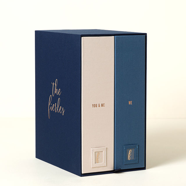 Uncommon Goods | Blue with Rose Gold Lettering - Personalized Wedding ...