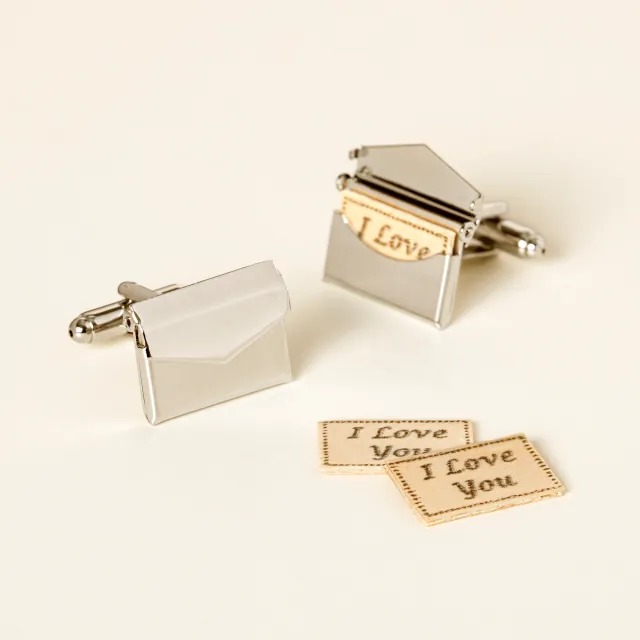 Custom Love Letter Cufflinks