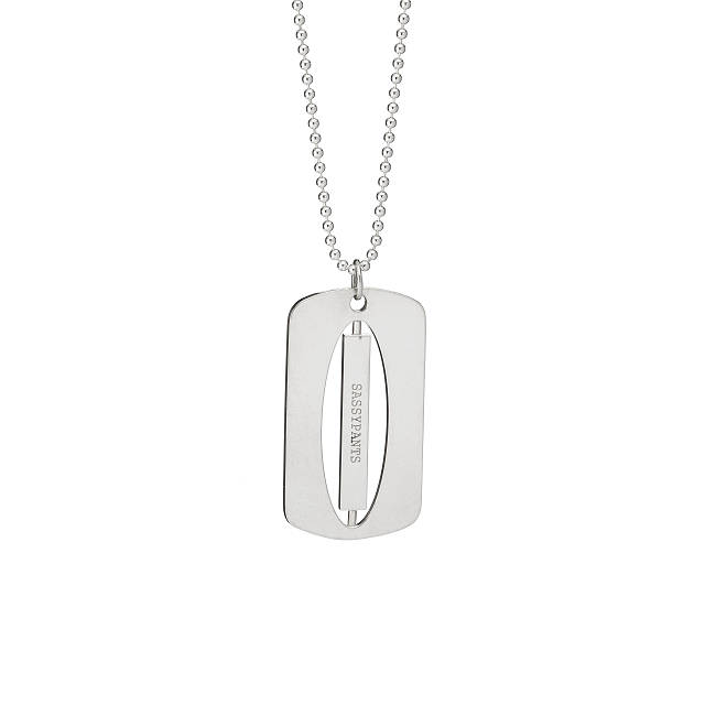Personalized Identity Tag Necklace | ID 