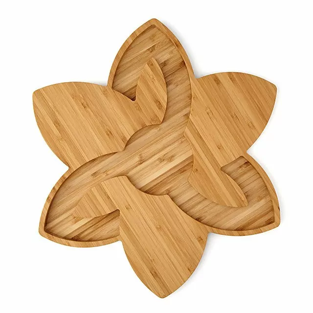 Goods BAMBOO LOTUS SERVING BOARD