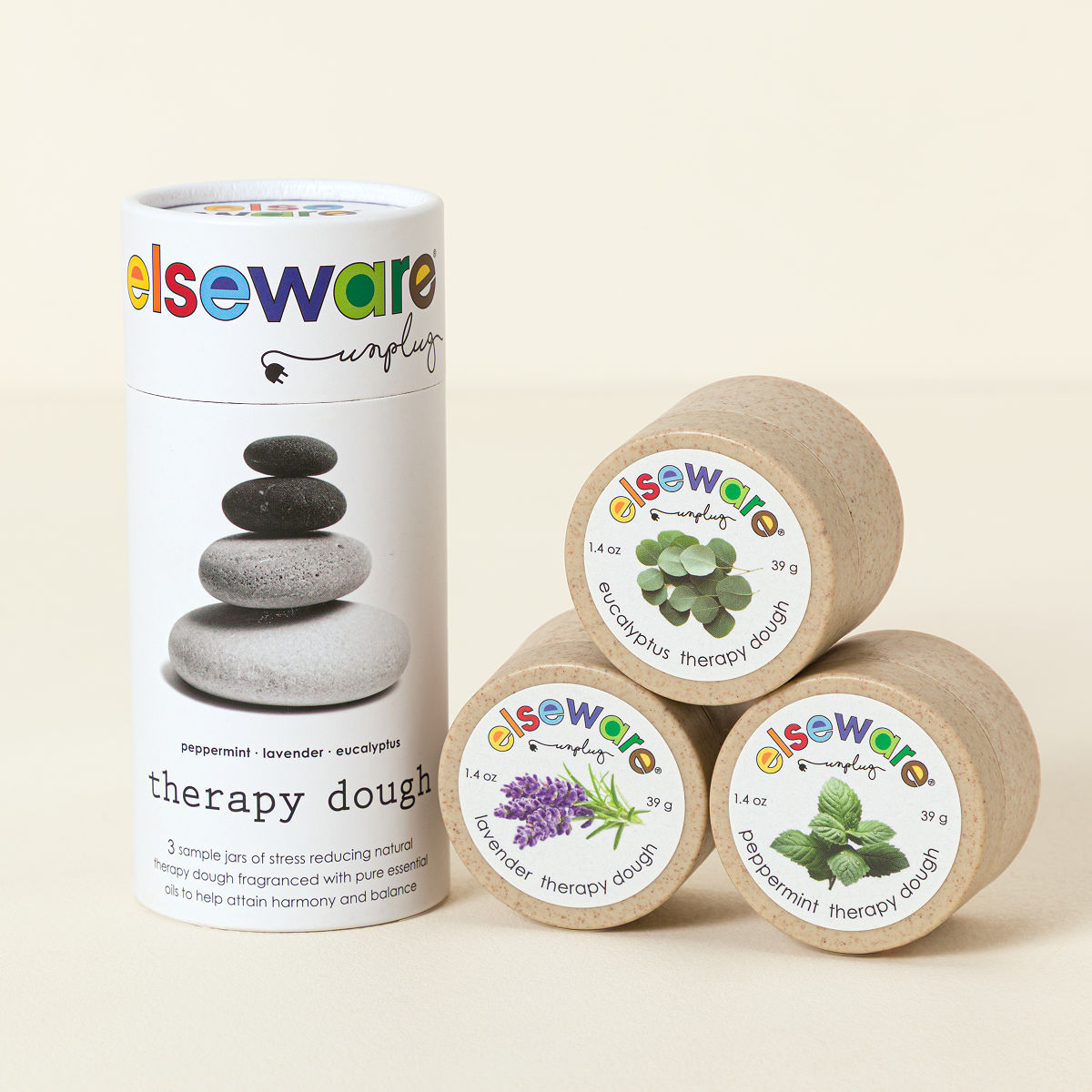 Therapy Fidget Dough - Lavender, Peppermint & Lemon Trio Sampler