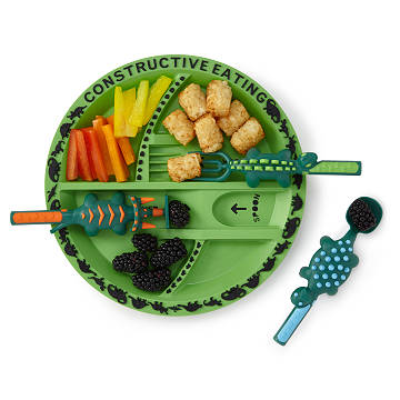 Dinosaur Plate and Utensils