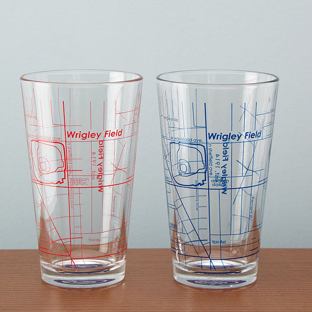 Uncommon Goods MLB Ballpark Pint Glasses