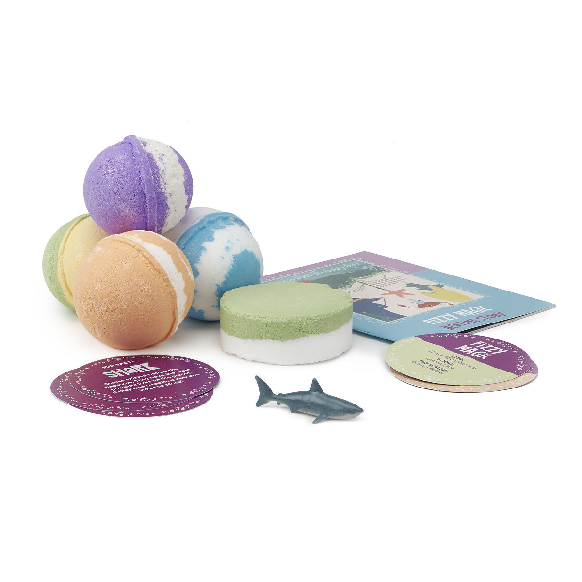 Educational Surprise Bath Fizzies - Set of 5 - Sea Life Collection