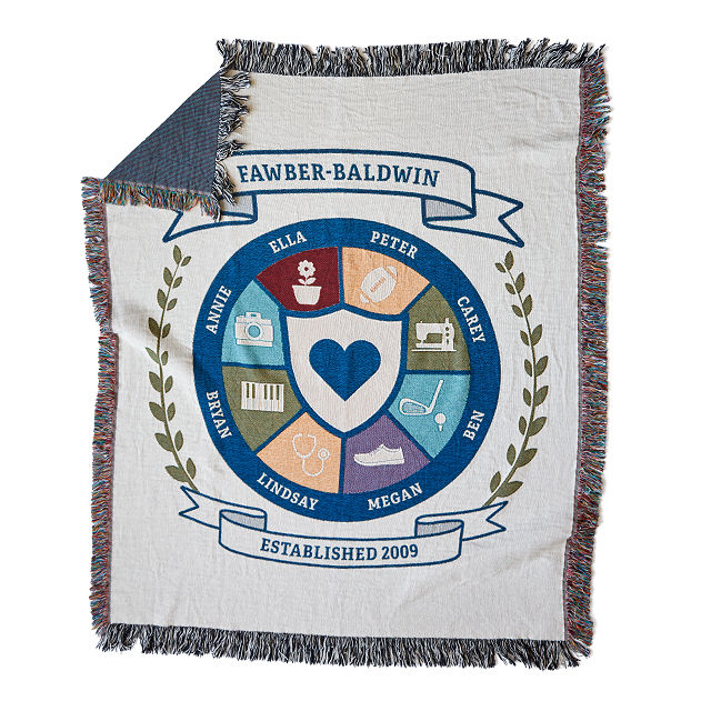 family crest blanket
