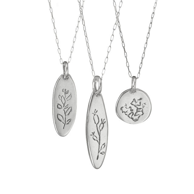 Herbal Botanical Amulet Necklaces Inspirational Jewelry Goods