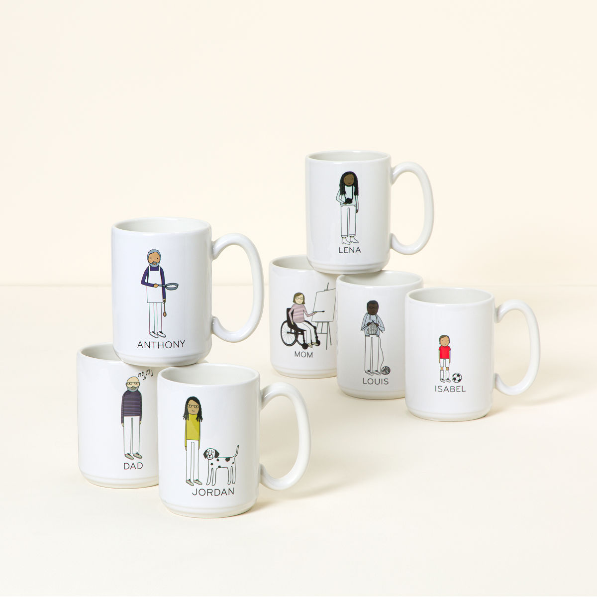 Personalized Hobby Mugs - 7 mugs