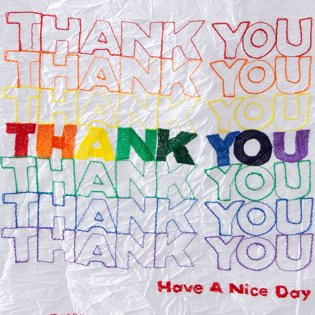 Embroidered Thank You Tote