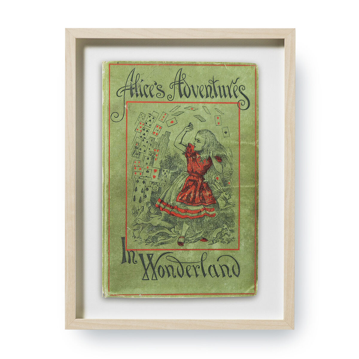 First Edition Book Cover Art Print - Alice's Adventures in Wonderland