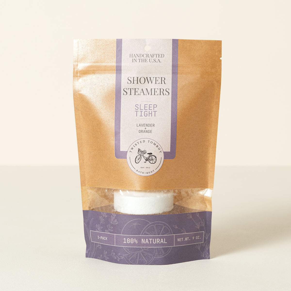 Essential Oil Shower Steamers - Sleep Tight - Lavender