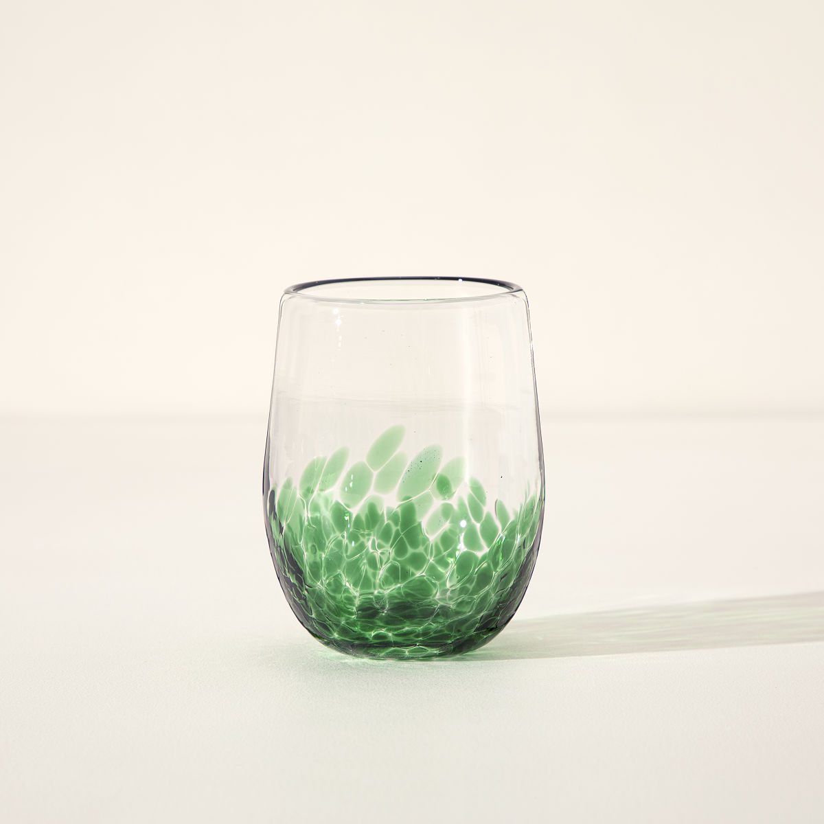 Handmade Birthstone Wine Glass - May - Emerald