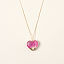 Birth Month Flower Heart Necklace thumbnail 6