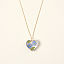 Birth Month Flower Heart Necklace thumbnail 6
