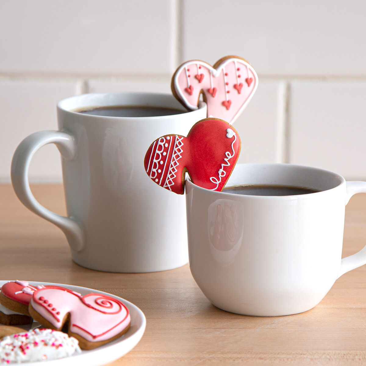 Cookie Heart Mug Buddies Mug Topper Heart Cookies Goods