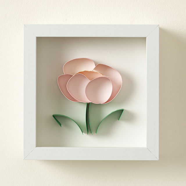 Birth Month Flower 3D Art