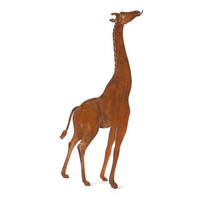 Plant Eater Giraffe Sculpture