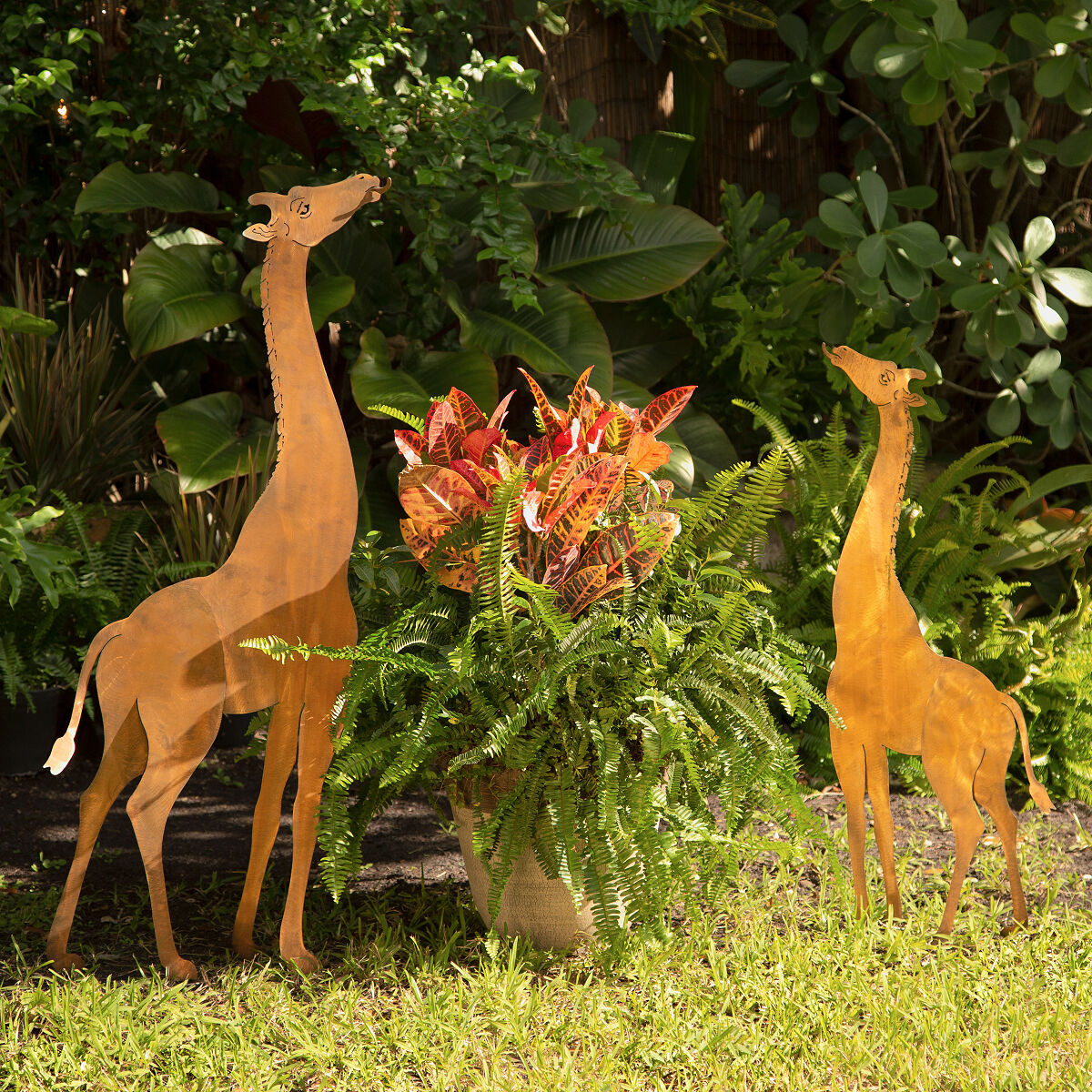Uncommon Goods | Standard - Plant Eater Giraffe Sculpture