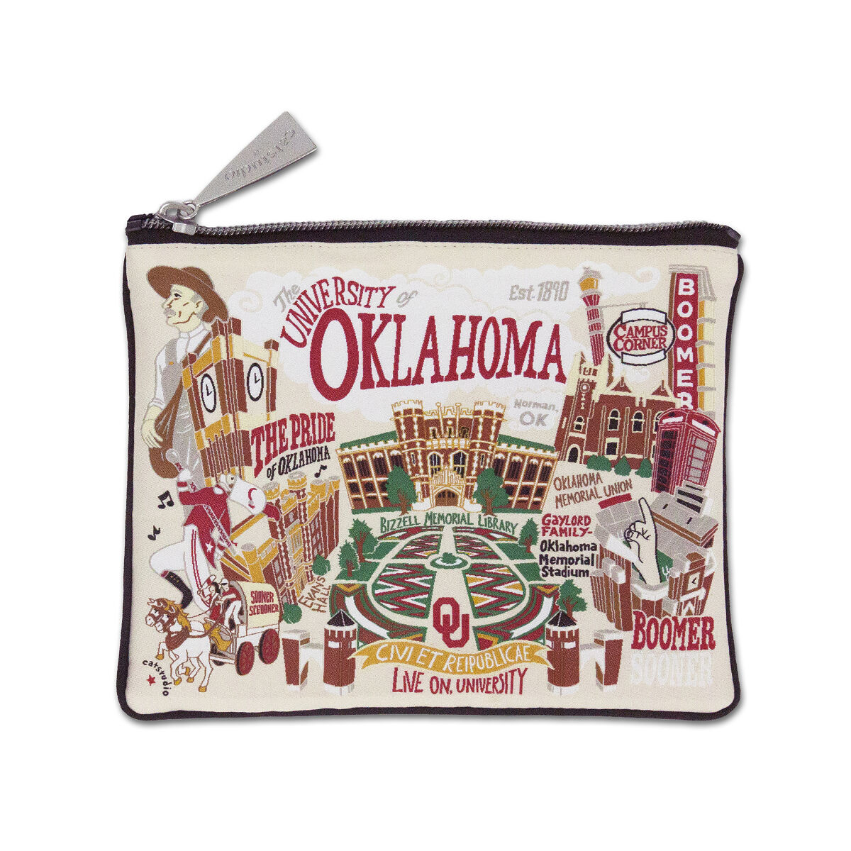 Collegiate Pouches - University of Oklahoma