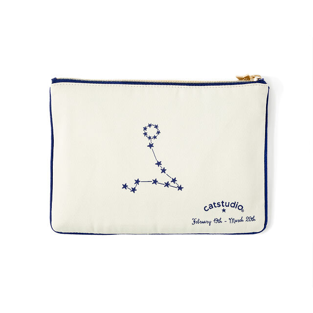 Woven Astrology Zip Pouch Zodiac Bags Goods