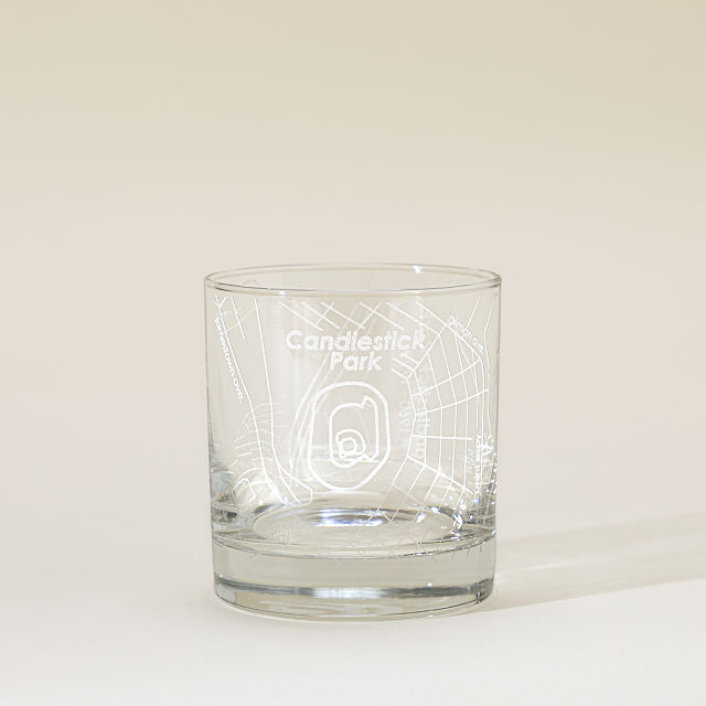 Uncommon Goods MLB Ballpark Map Glass