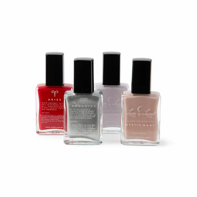 Goods CrystalInfused Zodiac Nail Polish Astrology Gifts