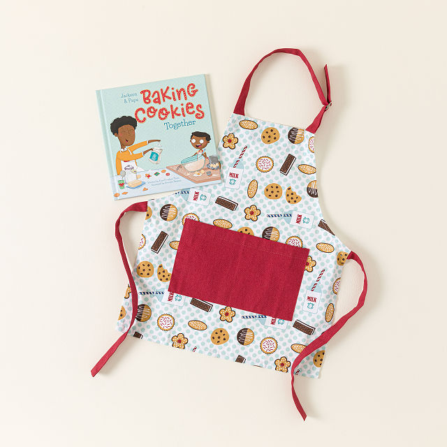 Personalized Cookie Baking Book & Apron Kids Baking Apron Goods