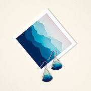 Go To Your Happy Place - Mountain Earrings