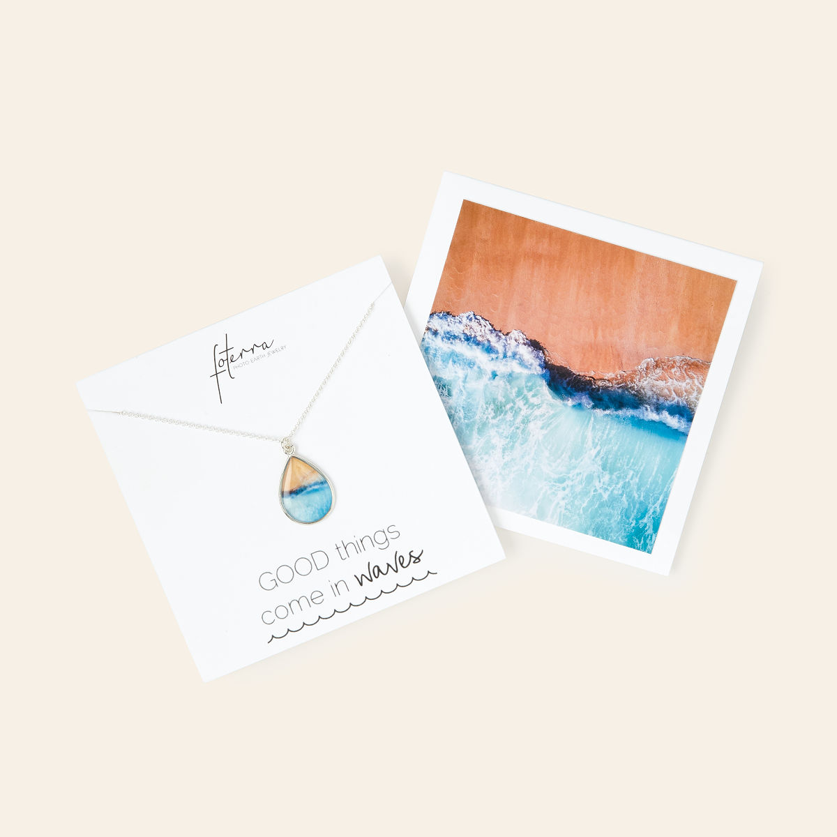 Go To Your Happy Place - Ocean Necklace