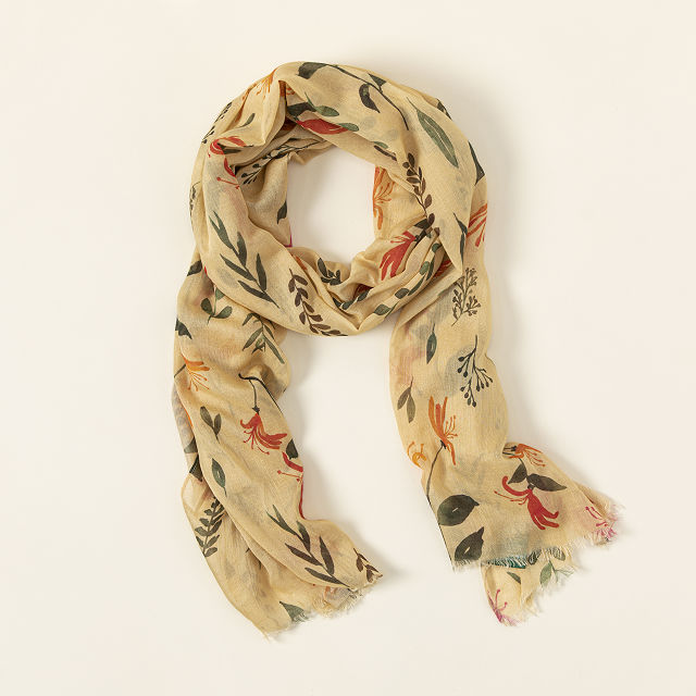 Birth Month Flower Scarf