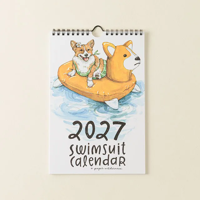 2026 Swimsuit Calendar - Funny White Elephant Gift Idea